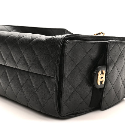 Chanel Caviar Quilted Small Chanel 25 Handbag Black 10 of 11