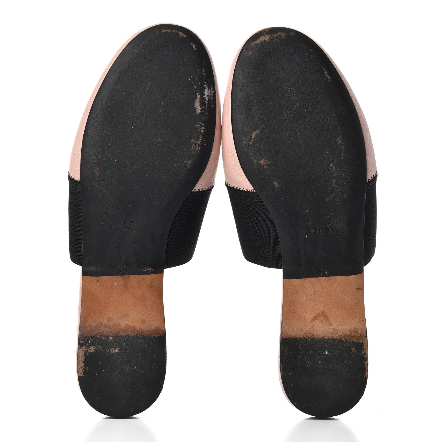 Givenchy Calfskin Bedford Logo Mule Slides 36 Pink 5 of 17