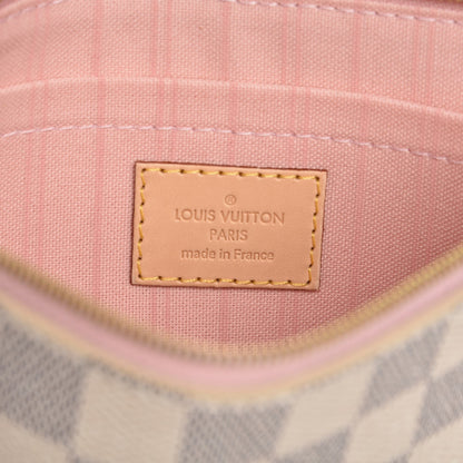 Louis Vuitton Damier Azur Neo Neverfull MM Rose Ballerine 9 of 10