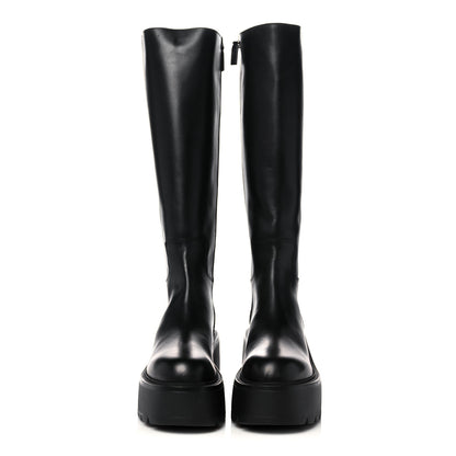 Valentino Garavani Calfskin VLOGO Uniqueform 55/85mm Flatform Knee High Boots 41 Black 2 of 10