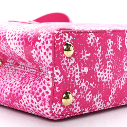 Louis Vuitton LV X YK Taurillon Infinity Net Capucines BB Fuchsia 7 of 8