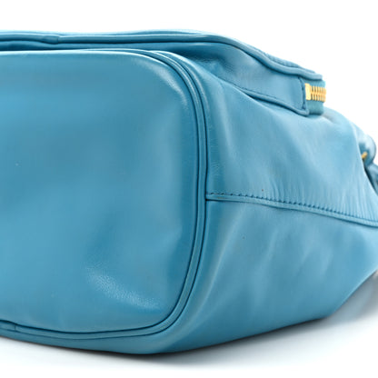 Prada Light Calfskin Saffiano Mini Bucket Crossbody Bag Voyage 7 of 14