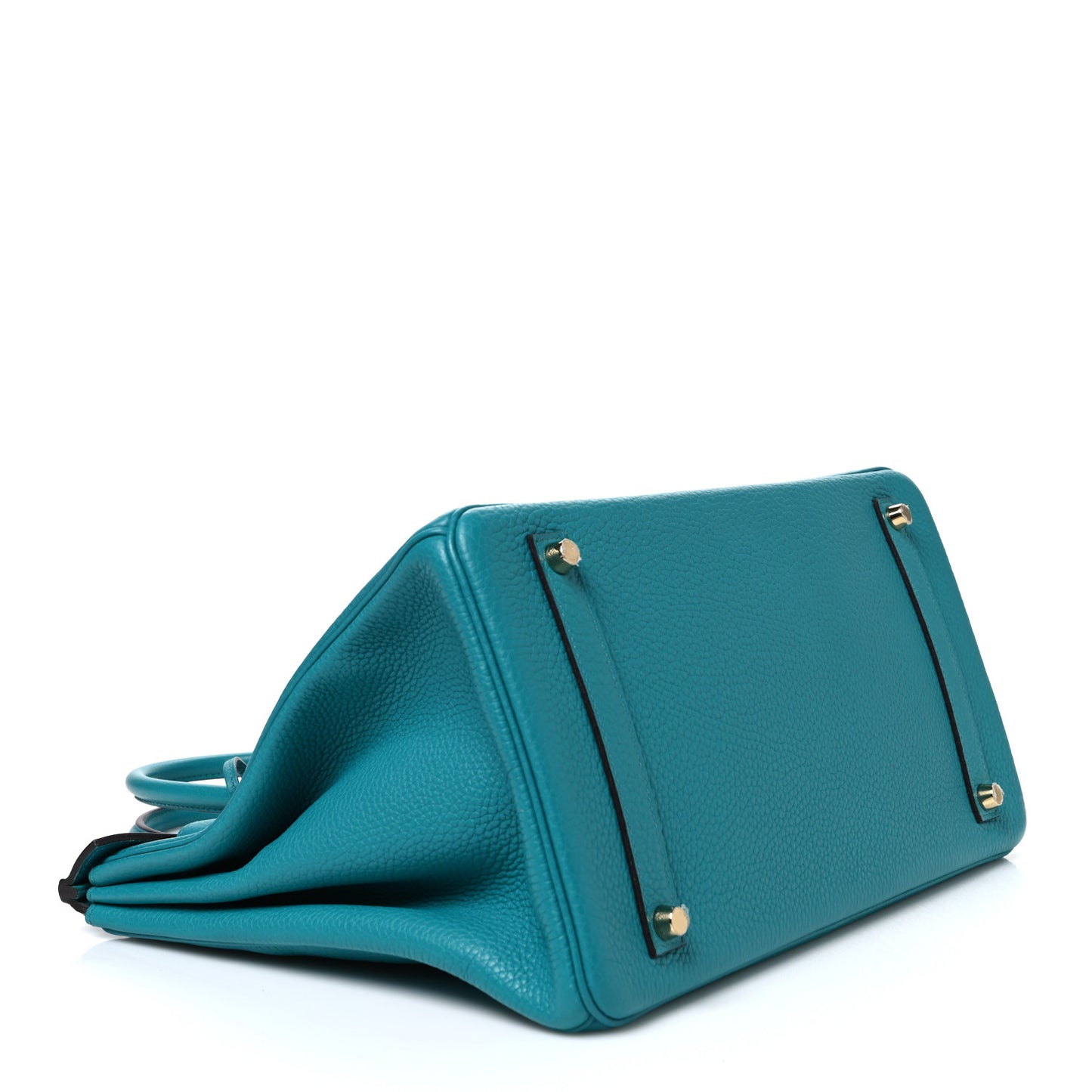 Taurillon Clemence Birkin 35 Bleu Paon