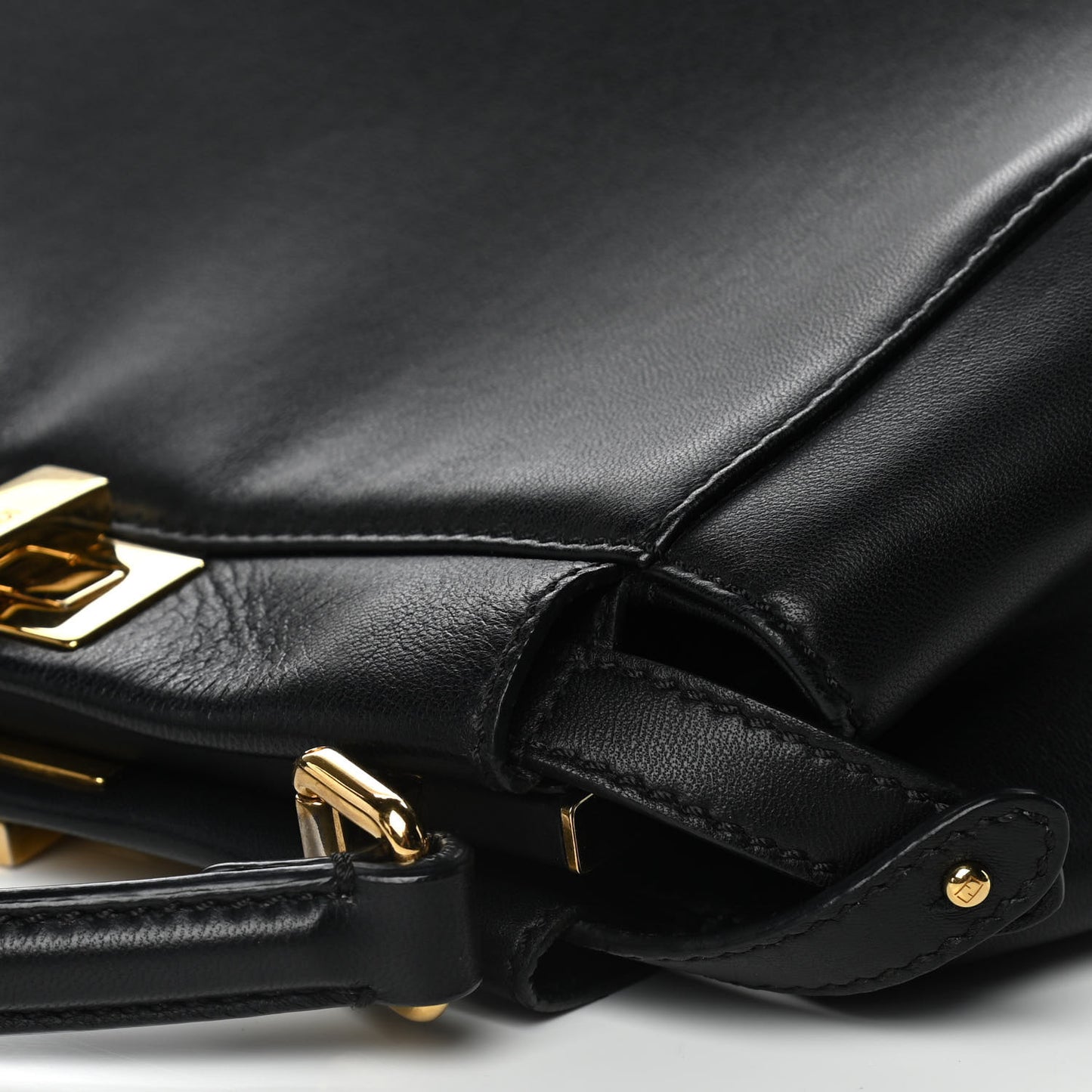 Nappa Mini Peekaboo Iconic Satchel Black