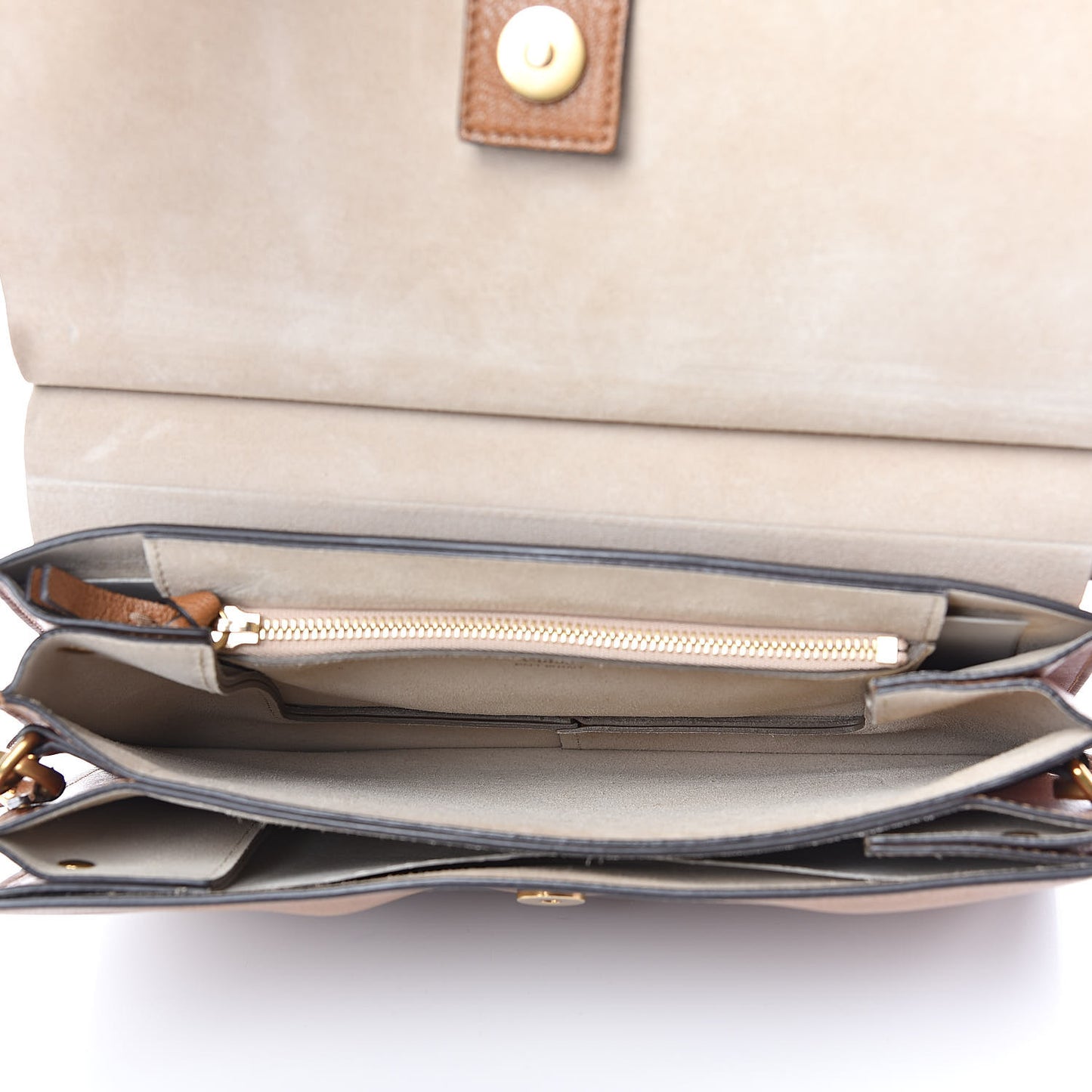 Goatskin Medium Faye Shoulder Bag Caramel