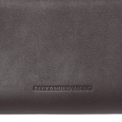 Alexander Wang Calfskin Prisma Skeletal Envelope Wallet Oxblood 6 of 9