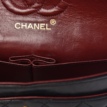 Chanel Lambskin Quilted Small Double Flap Black 12 of 19