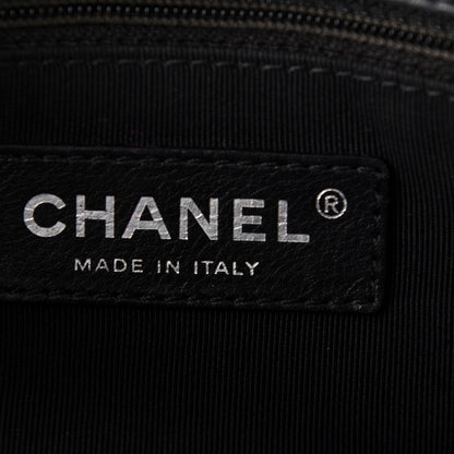 Chanel Iridescent Calfskin Large Chic Quilt Flap Black 6 of 8