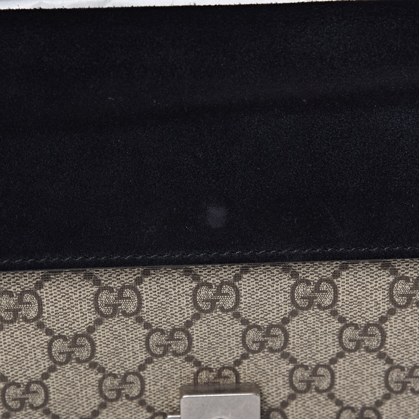 GG Supreme Monogram Small Dionysus Shoulder Bag Black
