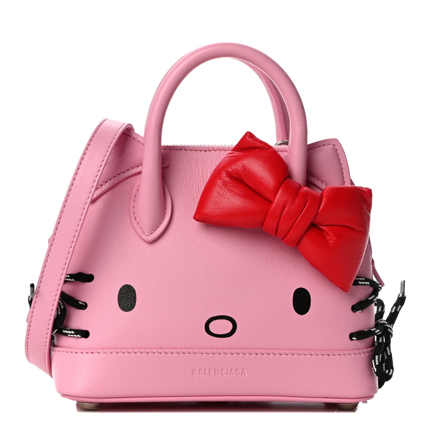 Balenciaga Calfskin Hello Kitty XXS Ville Top Handle Bag Pink 1 of 9