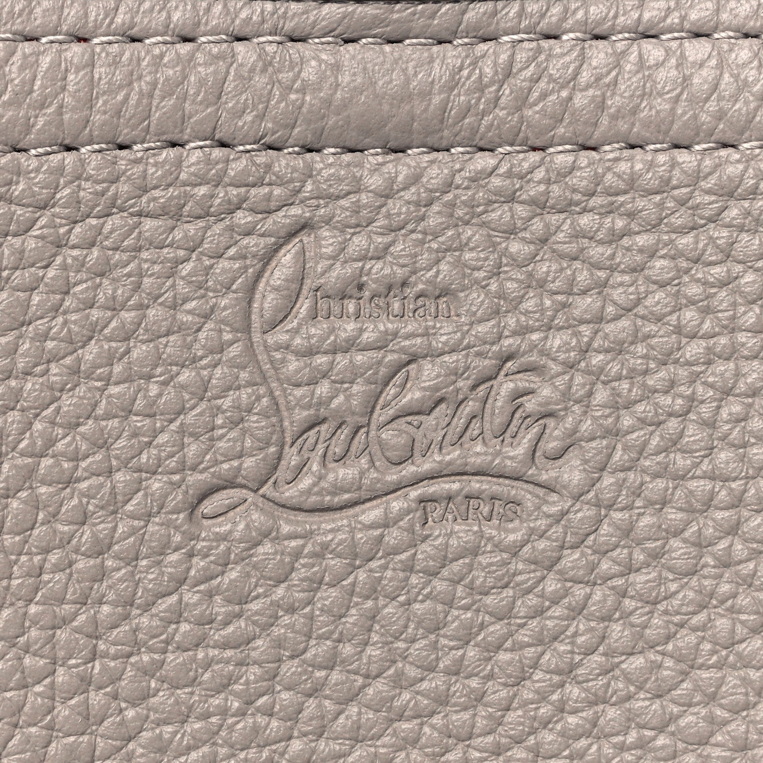Christian Louboutin Calfskin Spiked Small Cabarock Shopper Tote Sasso 6 of 8