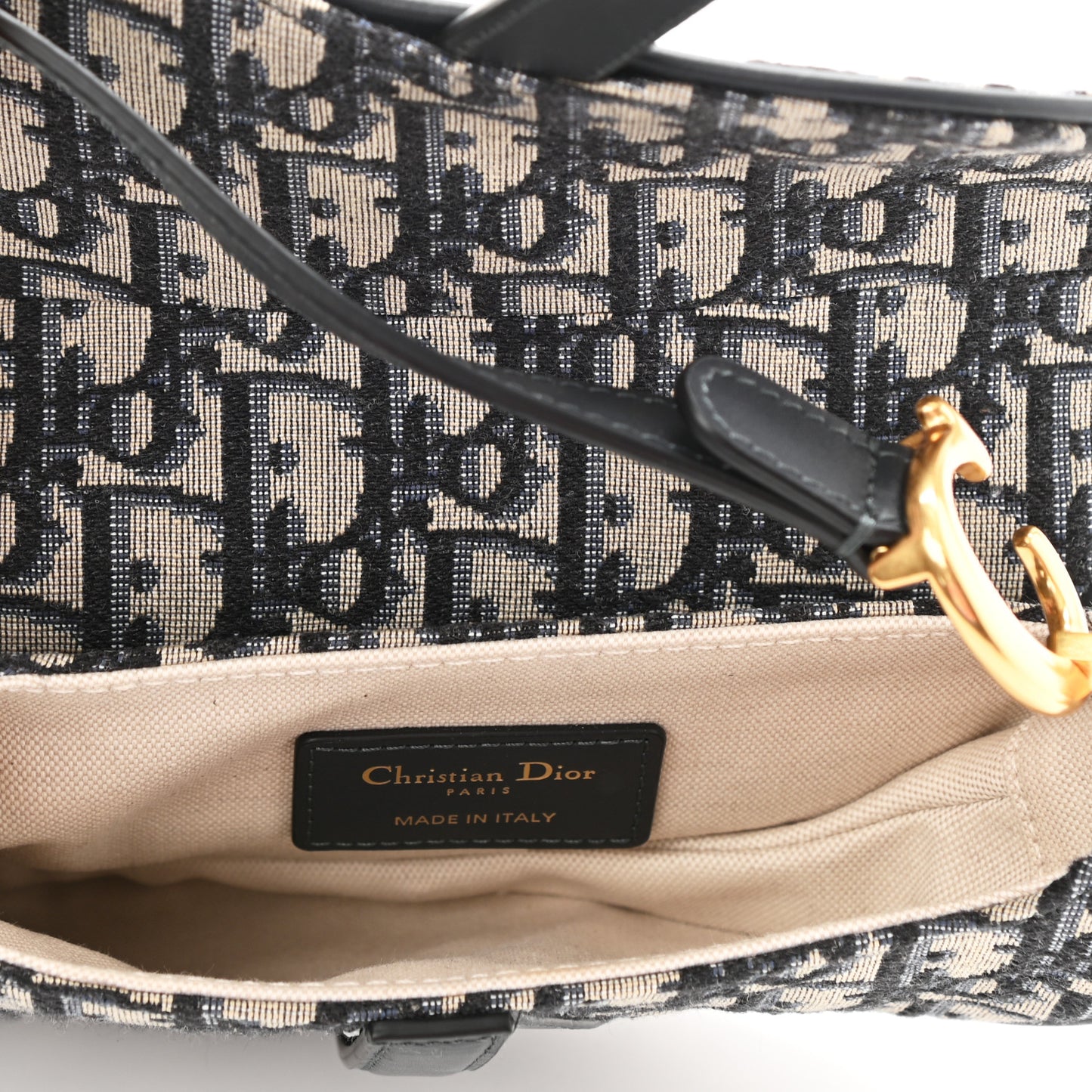 Oblique Mini Saddle Bag Blue