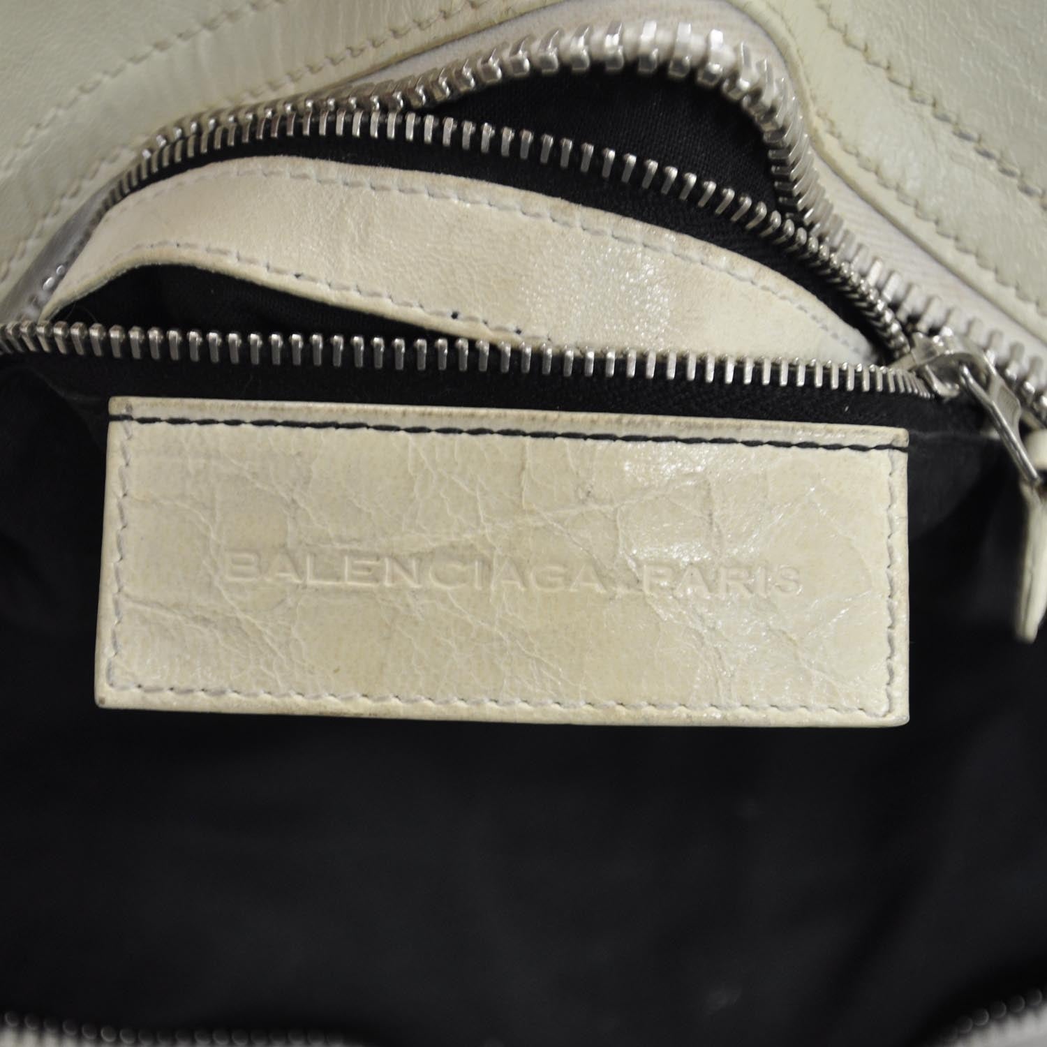 Balenciaga Agneau Giant 21 Silver Hardware CIty White 8 of 10