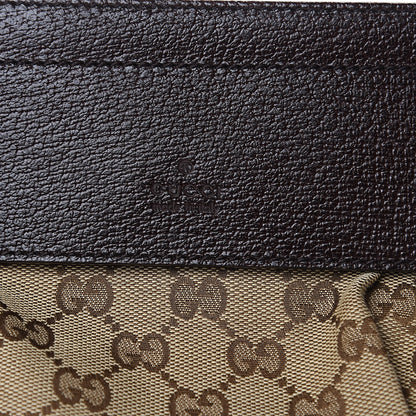 Gucci GG Monogram Double Pocket Belt Bag Dark Brown 6 of 8