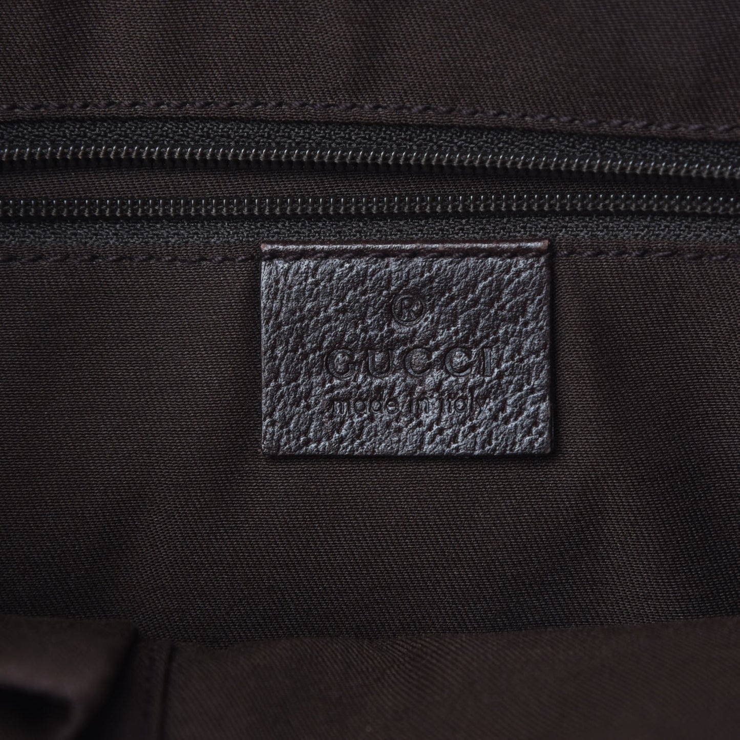 Monogram Small Abbey Tote Dark Brown