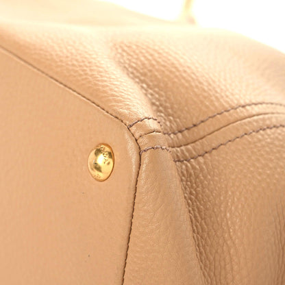 Prada Vitello Daino Side Pocket Tote Caramel 5 of 13