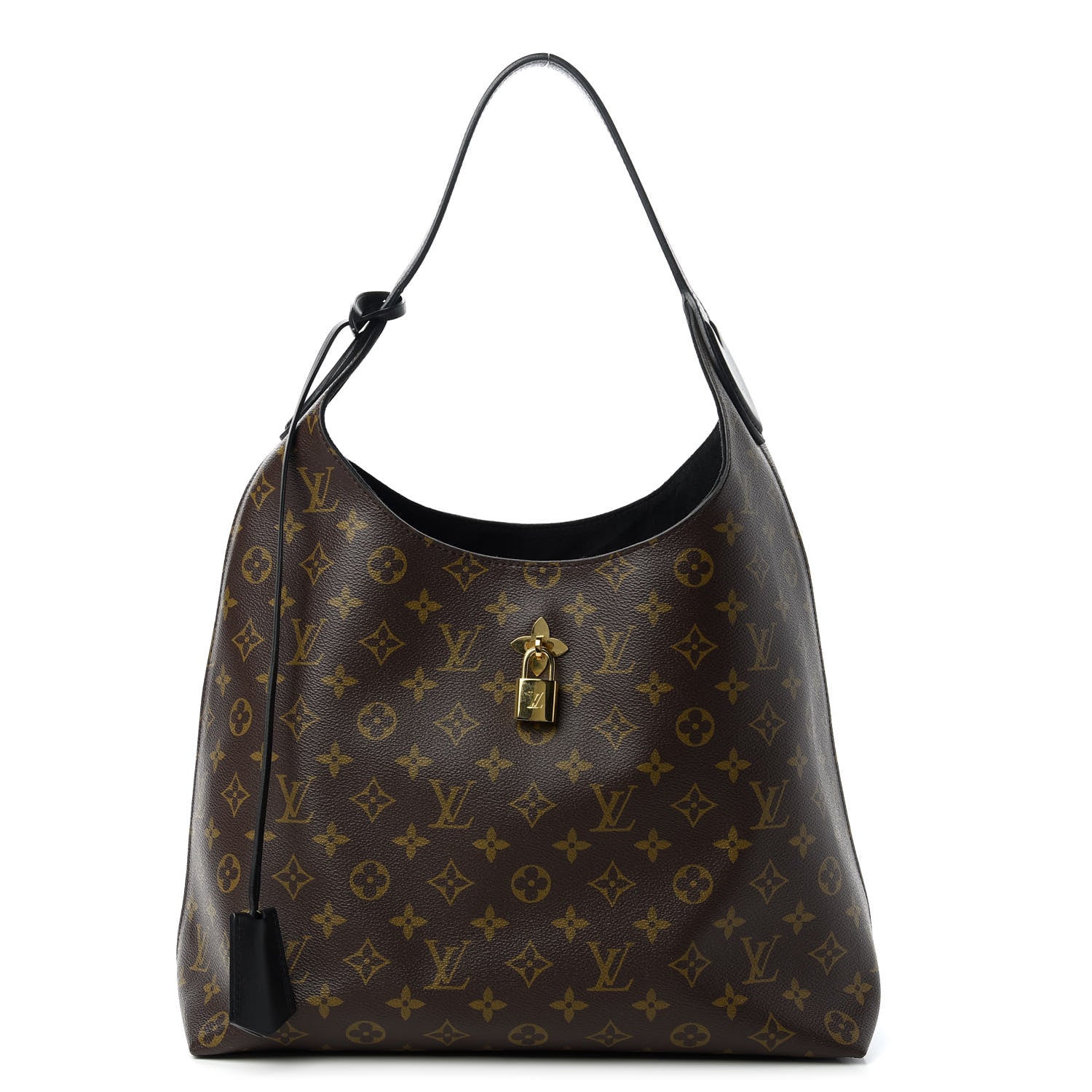 Louis Vuitton Monogram Flower Hobo Black 1 of 10