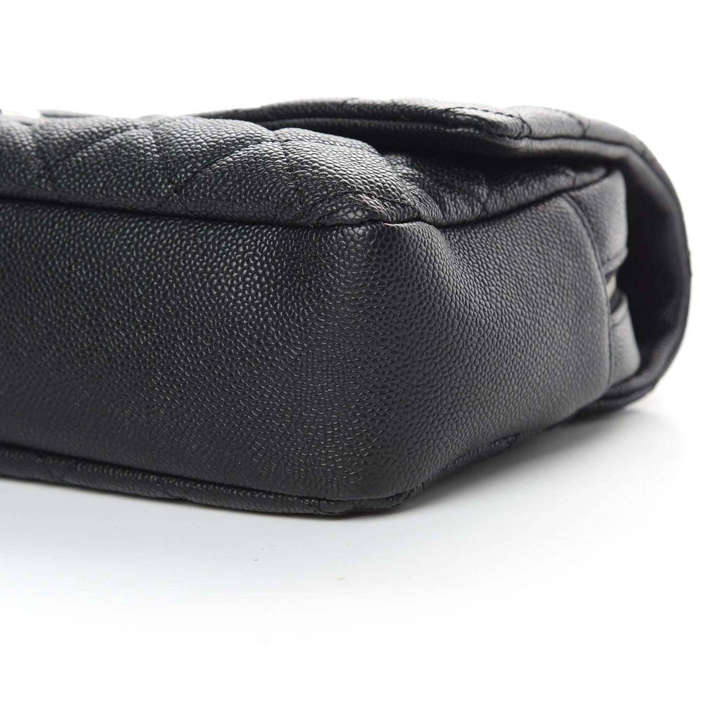 Caviar Quilted Jumbo Easy Flap Black