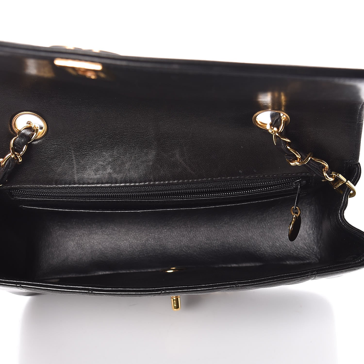 Chanel Lambskin Quilted Small Flap Black 7 of 10