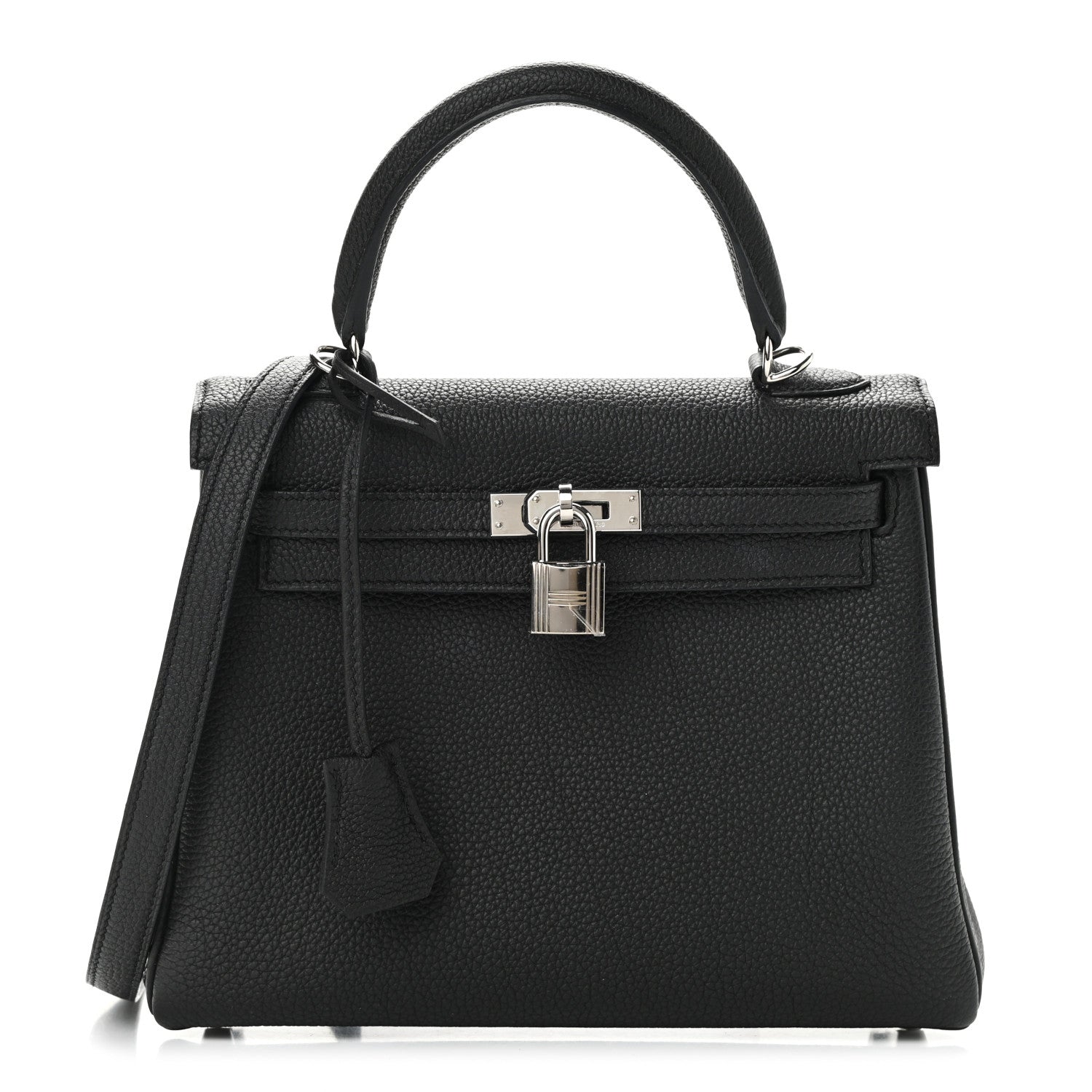 Hermes Togo Kelly Retourne 25 Black 1 of 10
