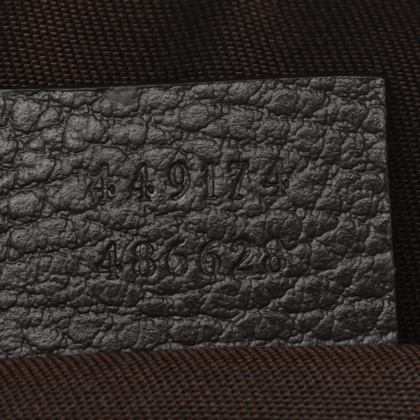Monogram Belt Bag Dark Brown