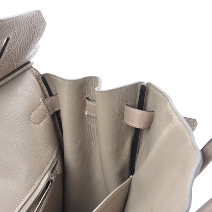 Hermes Togo Birkin 40 Gris Tourterelle 15 of 32