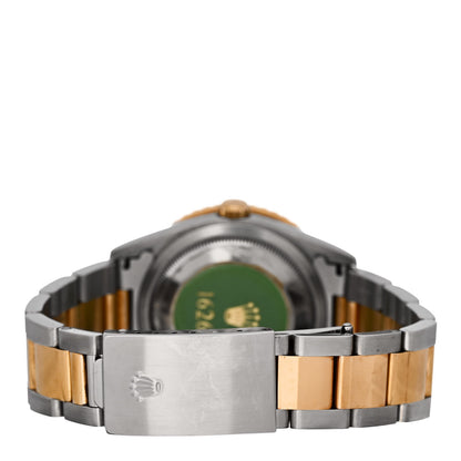 Rolex Stainless Steel 18K Yellow Gold 36mm Oyster Perpetual "Thunderbird" Datejust Watch Champagne Tapestry 16263 3 of 4