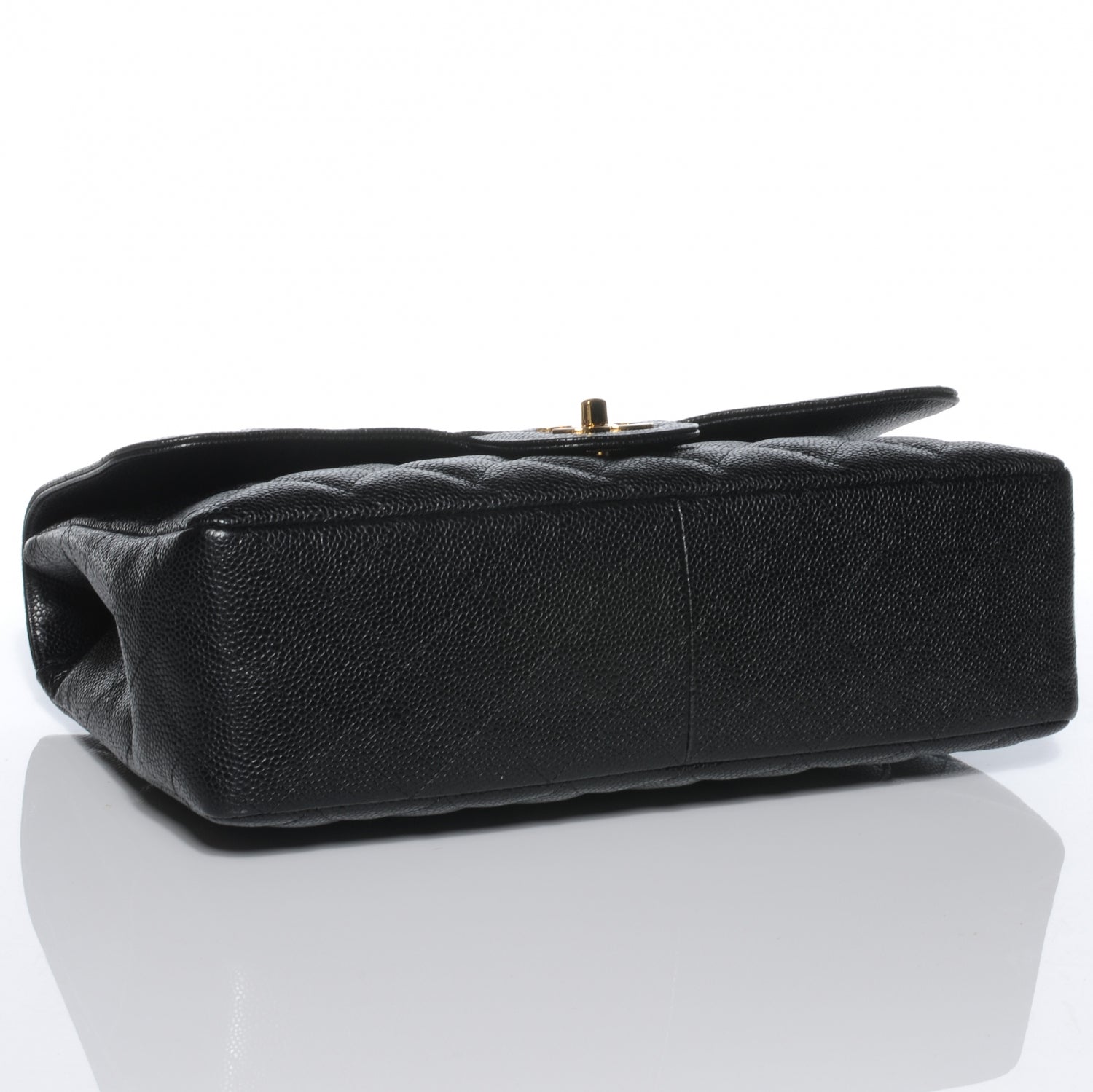 Chanel Caviar Jumbo Single Flap Black 4 of 8