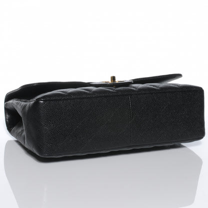 Chanel Caviar Jumbo Single Flap Black 4 of 8