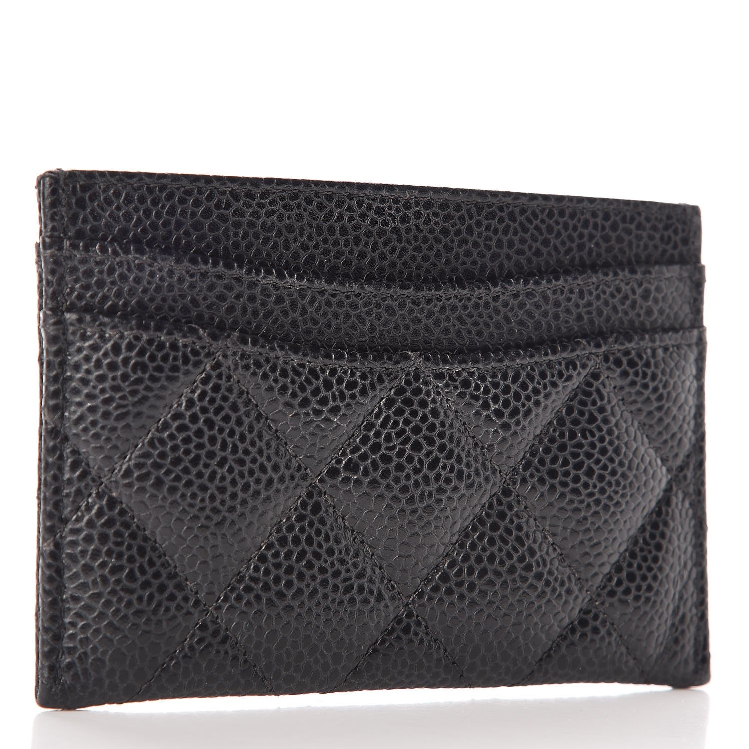 Chanel Caviar Quilted Card Holder Black 3 of 9
