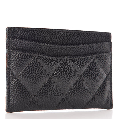 Chanel Caviar Quilted Card Holder Black 3 of 9