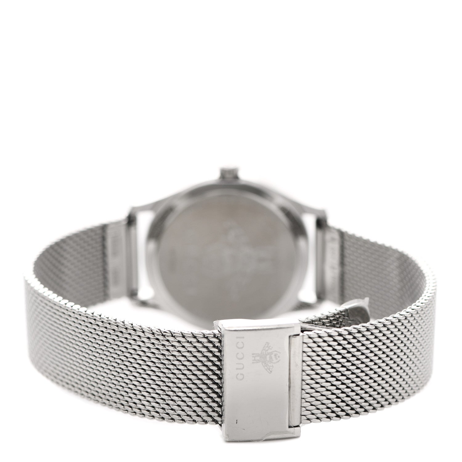 Gucci Stainless Steel Turquoise Mother of Pearl 29mm G-Timeless Charm Quartz Watch 3 of 5