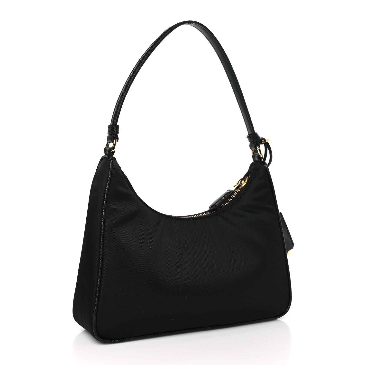 Prada Tessuto Nylon Saffiano Mini Re-Edition 2005 Bag Black 3 of 8