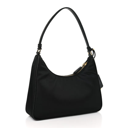 Prada Tessuto Nylon Saffiano Mini Re-Edition 2005 Bag Black 3 of 8