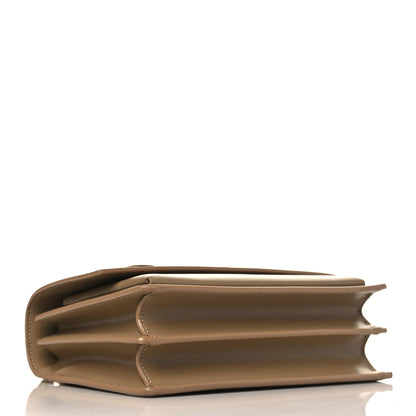 Saint Laurent Calfskin Medium Monogram Sunset Dark Beige 4 of 9