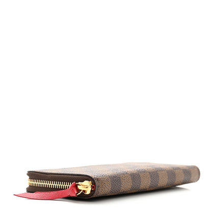 Louis Vuitton Damier Ebene Clemence Wallet Cherry 4 of 10