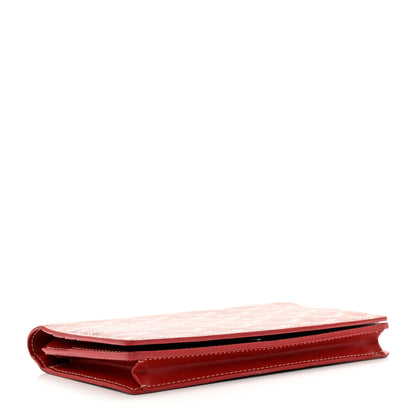 Goyard Goyardine Richelieu Wallet Red 4 of 10