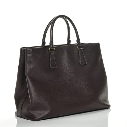 Prada Saffiano Lux Large Tote Granato 3 of 7