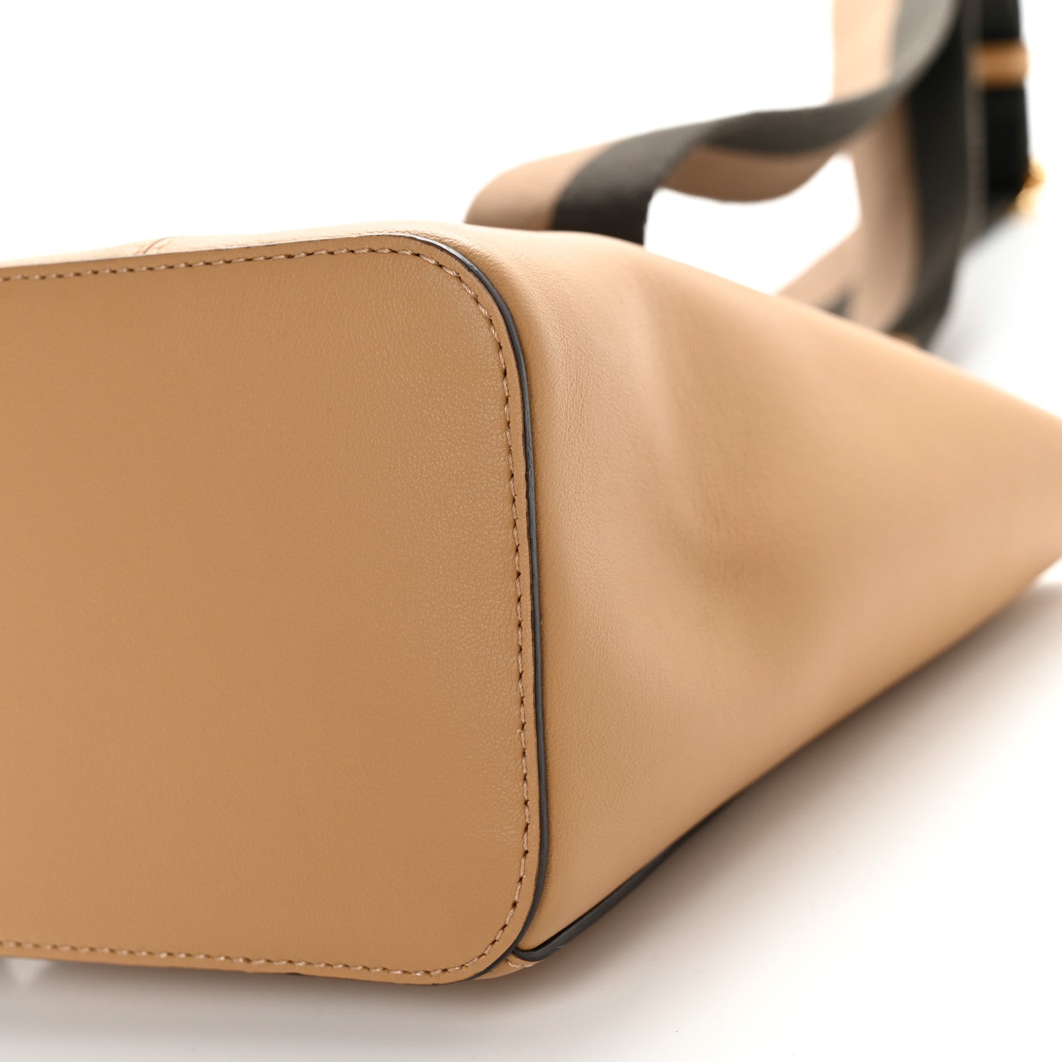 Fendi Vitello Grace Matte Mini Guitar Bag Miele Scuro 12 of 12