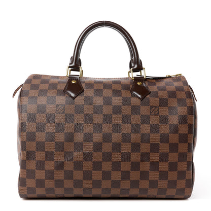 Louis Vuitton Damier Ebene Speedy 30 1 of 12