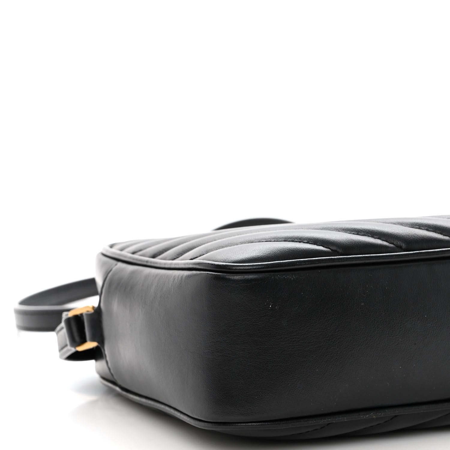 Saint Laurent Calfskin Matelasse Monogram Lou Camera Bag Black 8 of 10