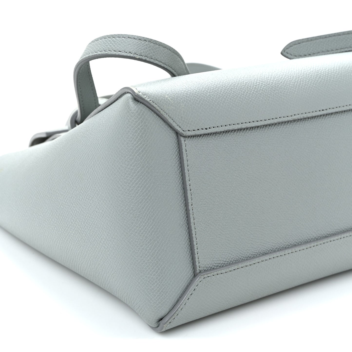 Grained Calfskin Micro Belt Bag Cloud