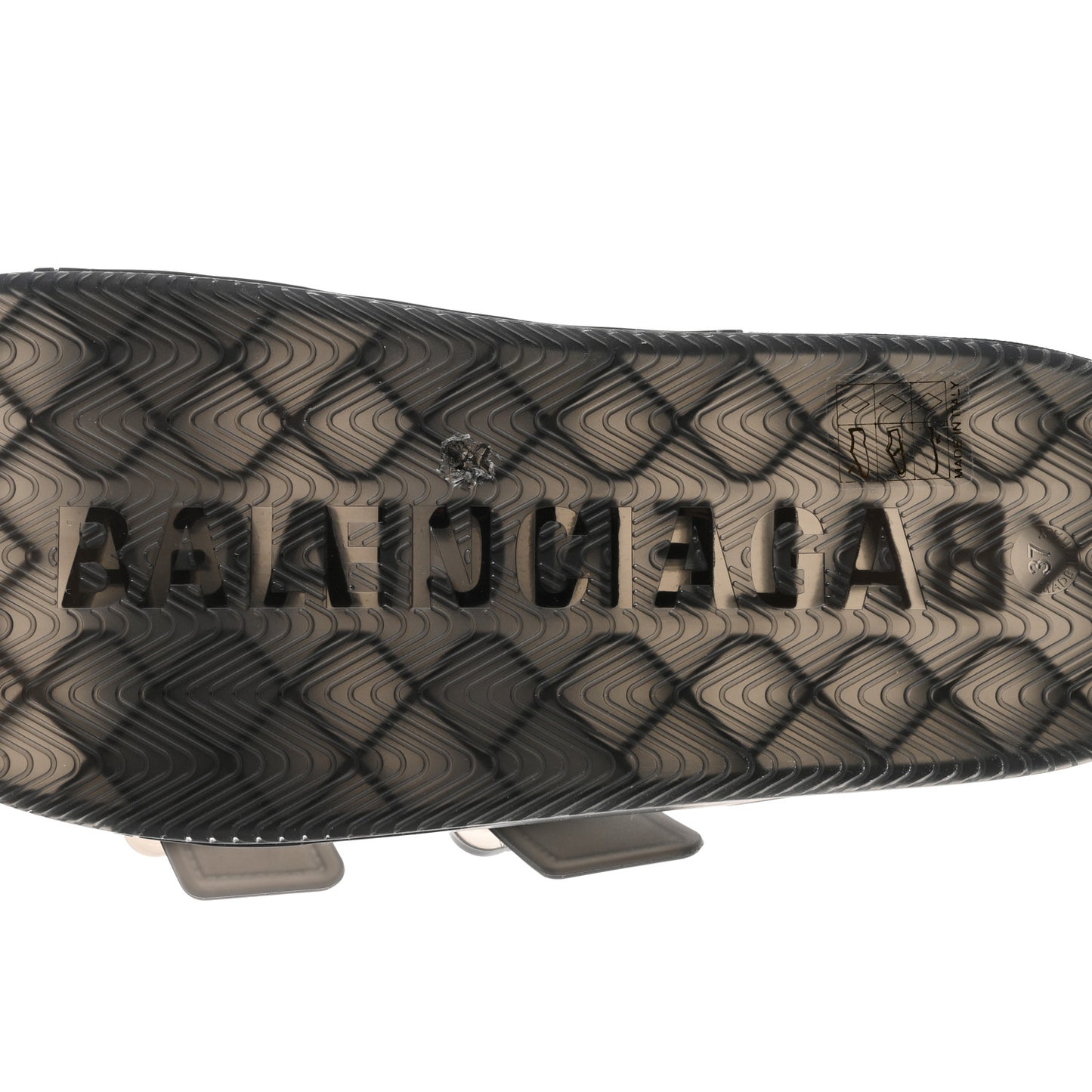 Technical Polyurethane Mallorca Slide Sandals 37 Black