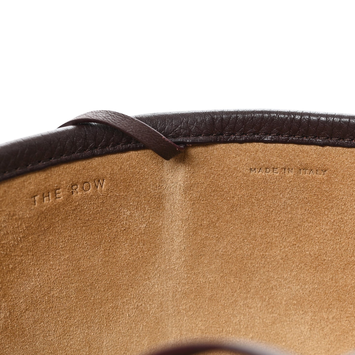 Grained Calfskin Medium N/S Park Tote Acajou