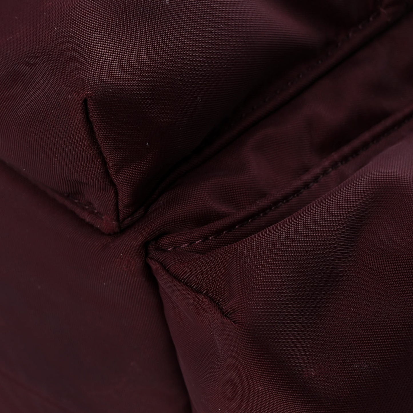 Nylon Medium Rucksack Backpack Burgundy Red