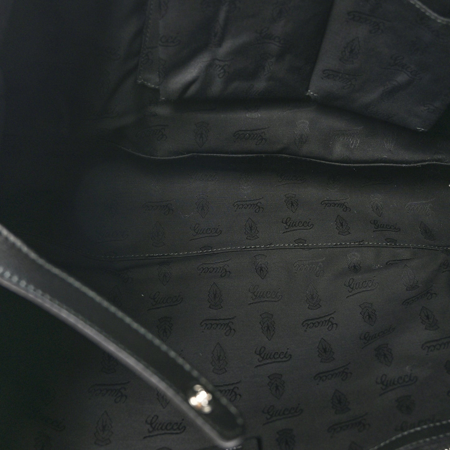 Guccissima Medium GG Twins Tote Black