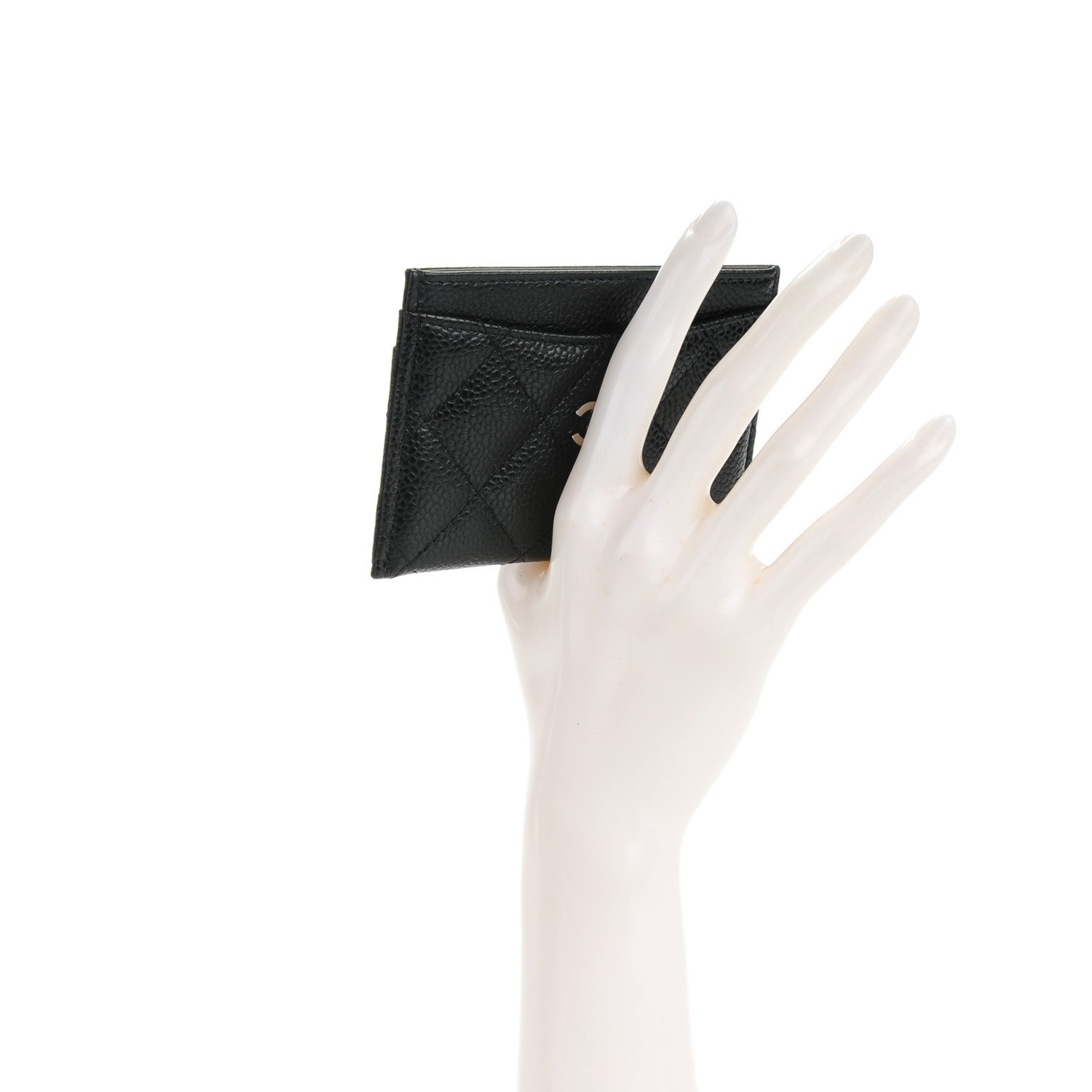 Chanel Caviar Quilted Card Holder Black 2 of 8