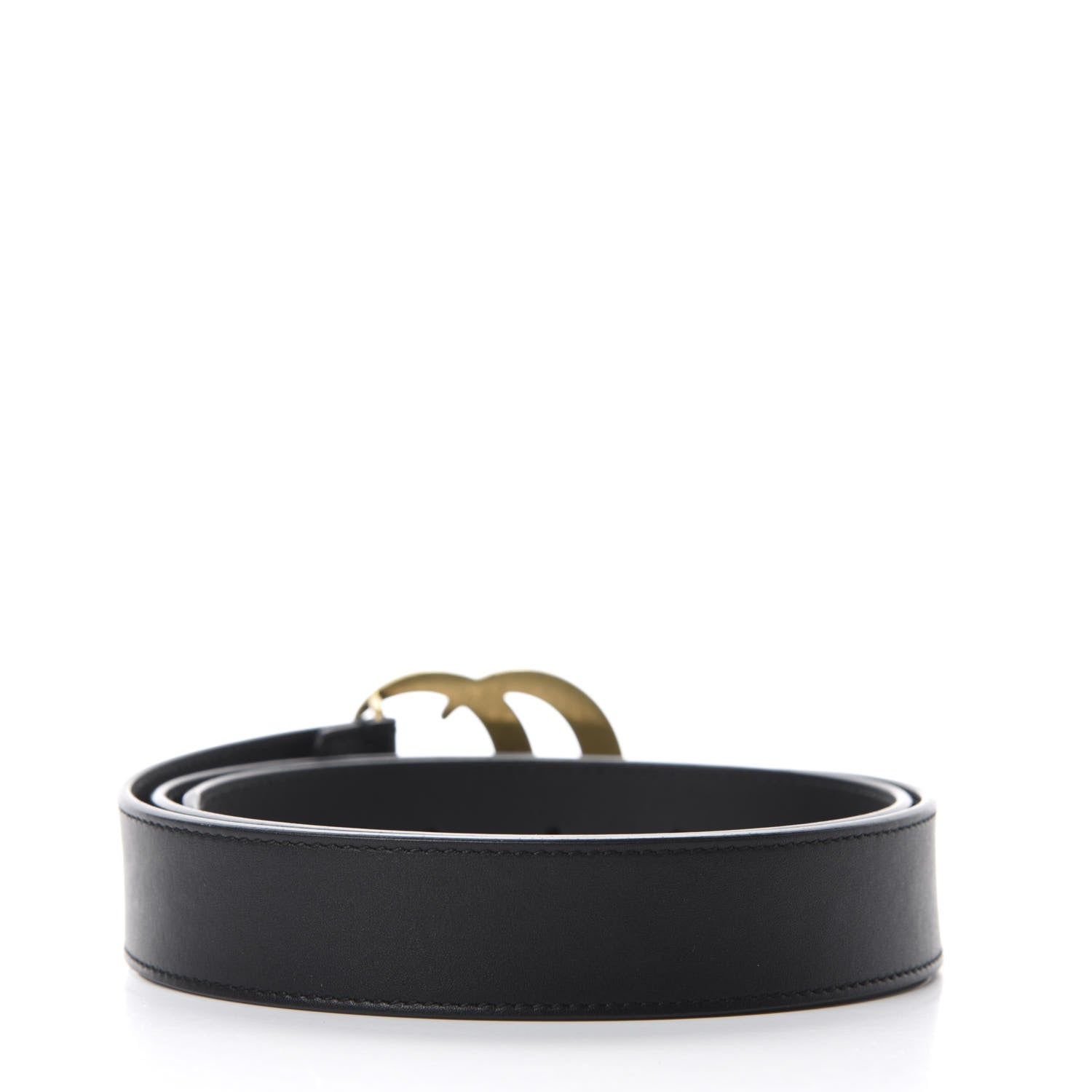 Gucci Calfskin Double G 30mm Belt 85 34 Black 2 of 4