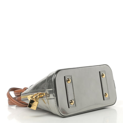 Louis Vuitton Vernis Alma BB Gris Metal 4 of 11