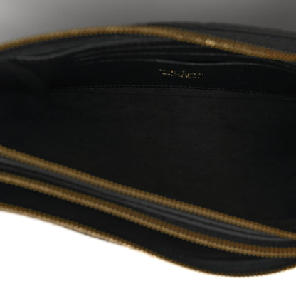 Louis Vuitton Empreinte Double Zip Pochette Black 5 of 9